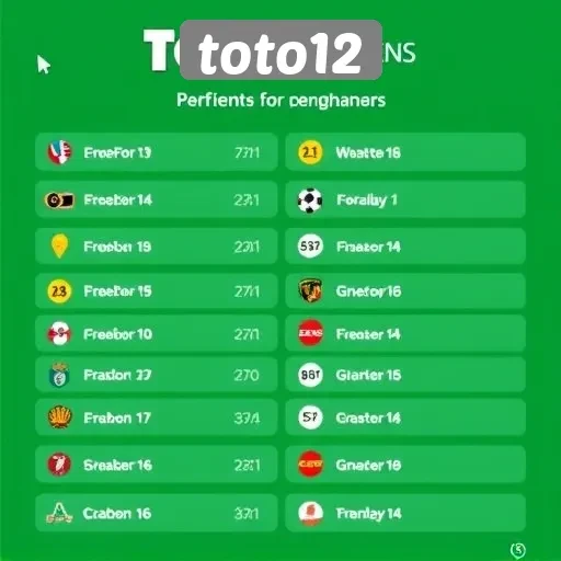 Membaca Tren Permainan yang Populer di Toto12